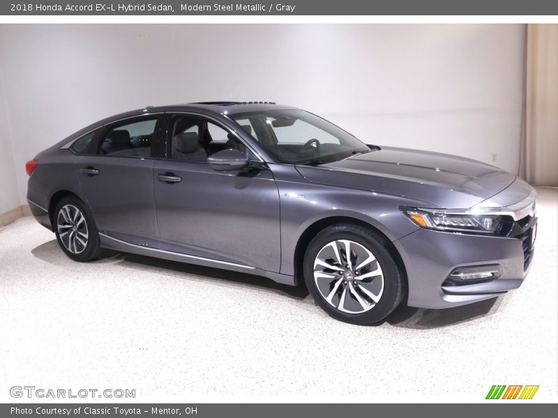 2018 Accord EX-L Hybrid Sedan Modern Steel Metallic