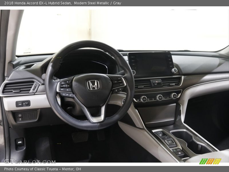 Dashboard of 2018 Accord EX-L Hybrid Sedan