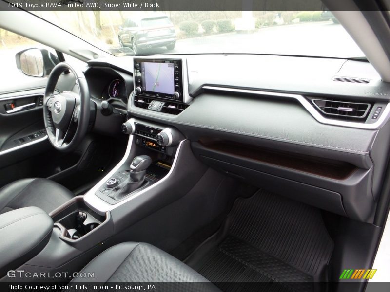 Super White / Black 2019 Toyota RAV4 Limited AWD