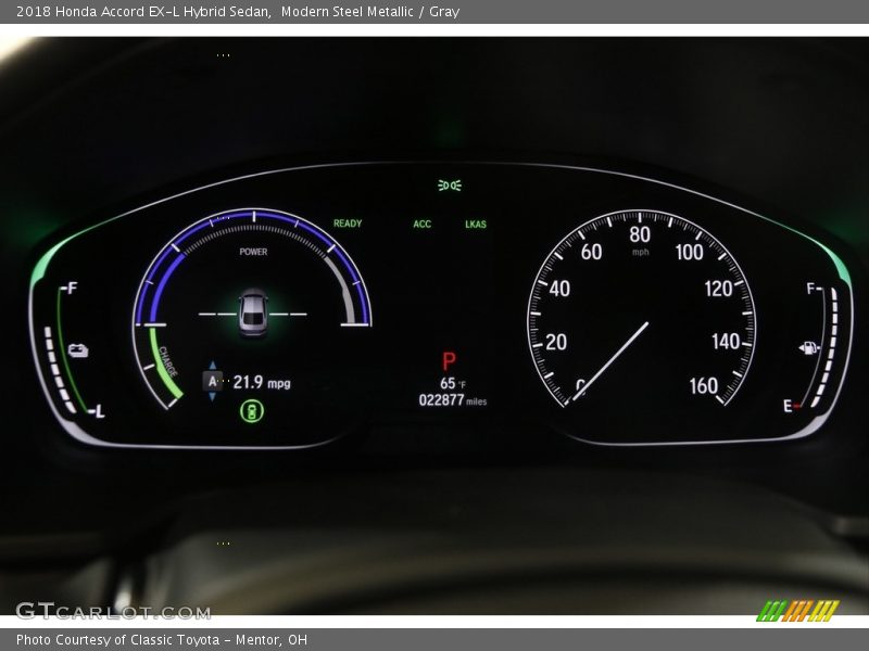  2018 Accord EX-L Hybrid Sedan EX-L Hybrid Sedan Gauges