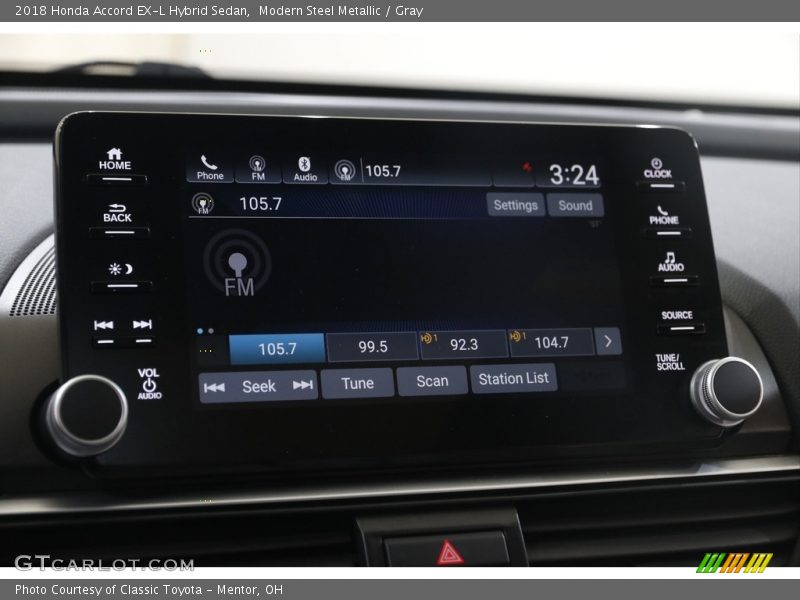 Audio System of 2018 Accord EX-L Hybrid Sedan