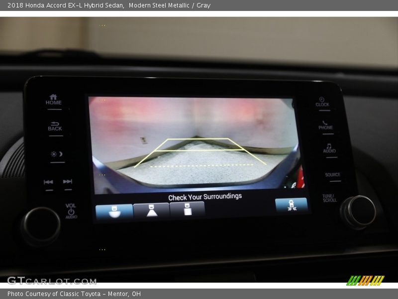 Controls of 2018 Accord EX-L Hybrid Sedan