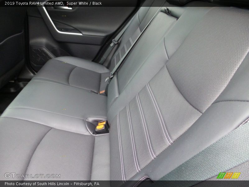 Super White / Black 2019 Toyota RAV4 Limited AWD