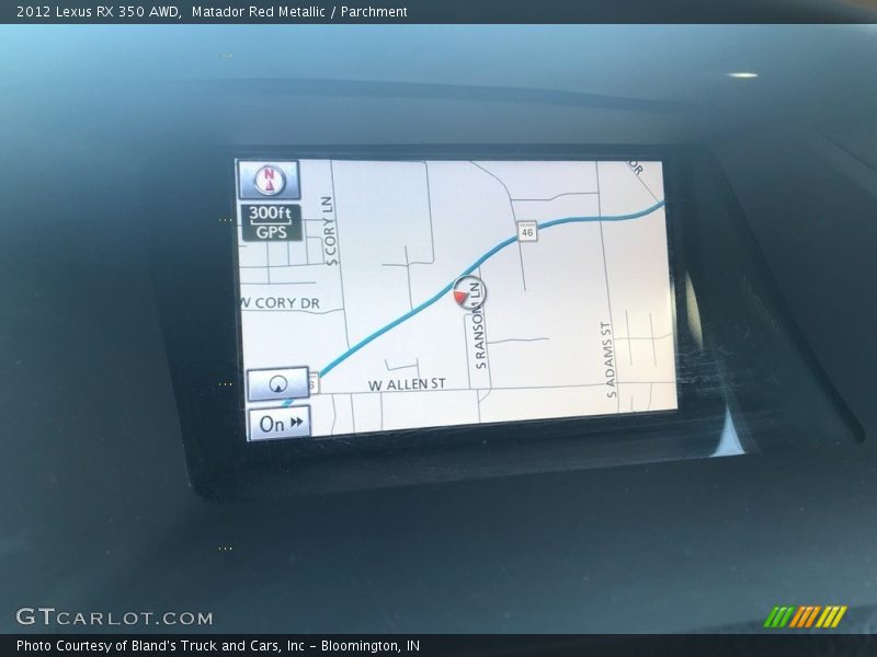 Matador Red Metallic / Parchment 2012 Lexus RX 350 AWD