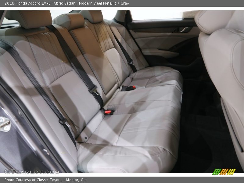 Rear Seat of 2018 Accord EX-L Hybrid Sedan