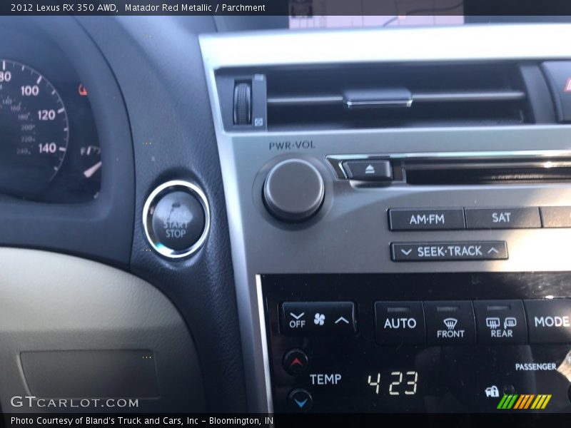 Matador Red Metallic / Parchment 2012 Lexus RX 350 AWD