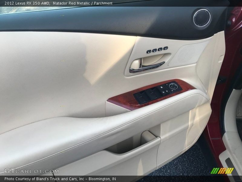 Matador Red Metallic / Parchment 2012 Lexus RX 350 AWD