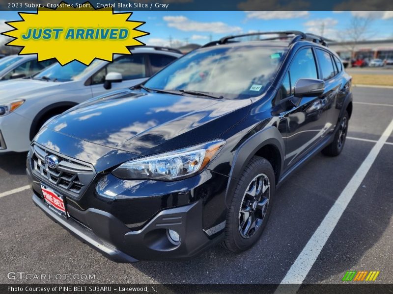 Crystal Black Silica / Gray 2023 Subaru Crosstrek Sport