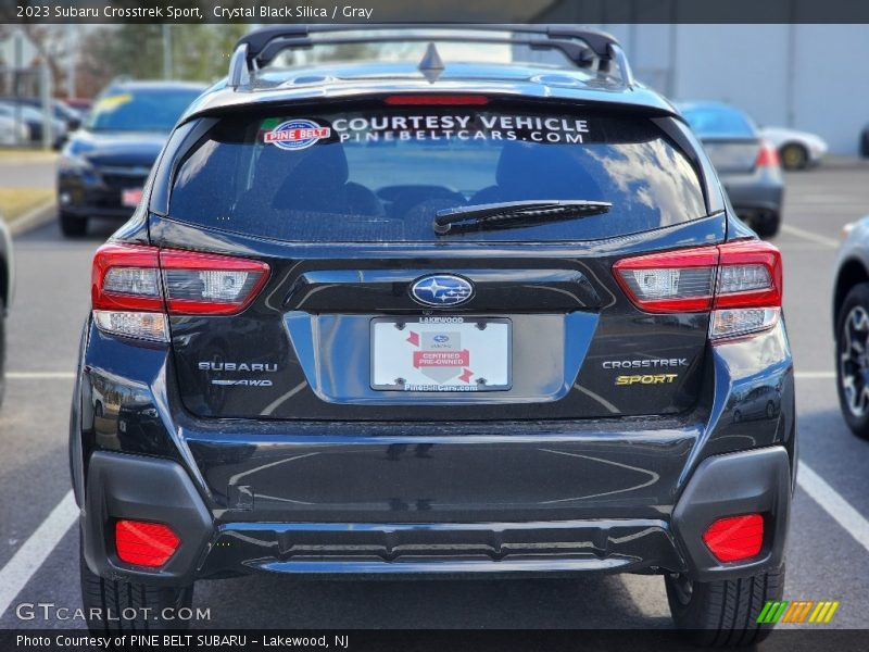 Crystal Black Silica / Gray 2023 Subaru Crosstrek Sport
