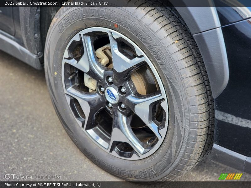 Crystal Black Silica / Gray 2023 Subaru Crosstrek Sport