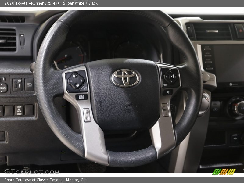 Super White / Black 2020 Toyota 4Runner SR5 4x4