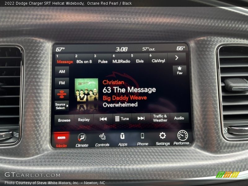 Controls of 2022 Charger SRT Hellcat Widebody