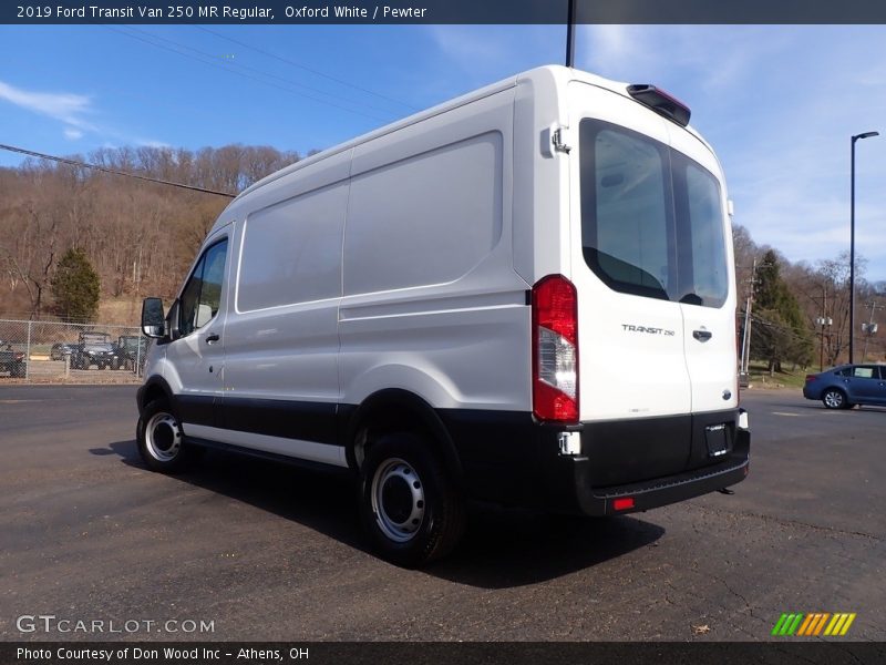 Oxford White / Pewter 2019 Ford Transit Van 250 MR Regular