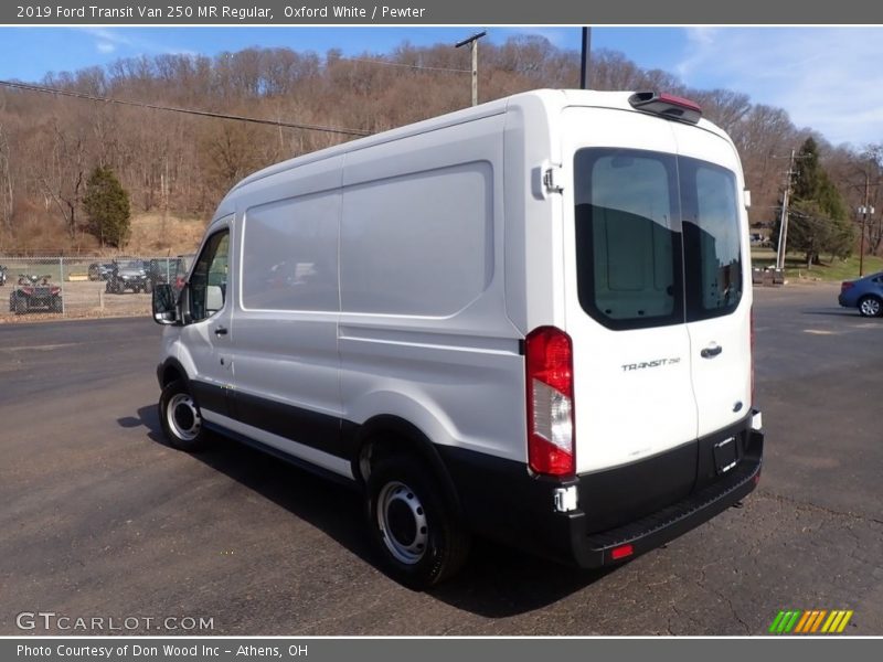 Oxford White / Pewter 2019 Ford Transit Van 250 MR Regular
