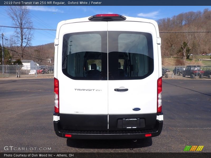 Oxford White / Pewter 2019 Ford Transit Van 250 MR Regular
