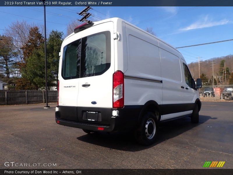 Oxford White / Pewter 2019 Ford Transit Van 250 MR Regular