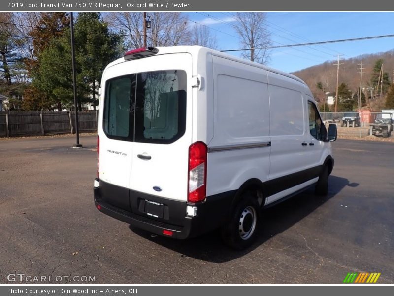 Oxford White / Pewter 2019 Ford Transit Van 250 MR Regular