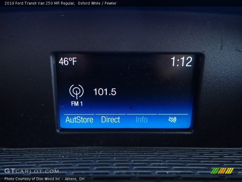 Oxford White / Pewter 2019 Ford Transit Van 250 MR Regular