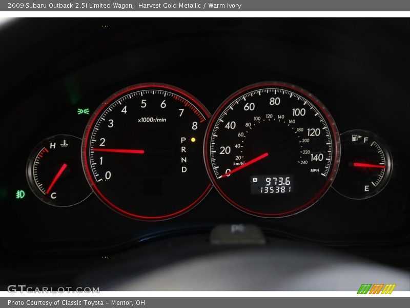 Harvest Gold Metallic / Warm Ivory 2009 Subaru Outback 2.5i Limited Wagon