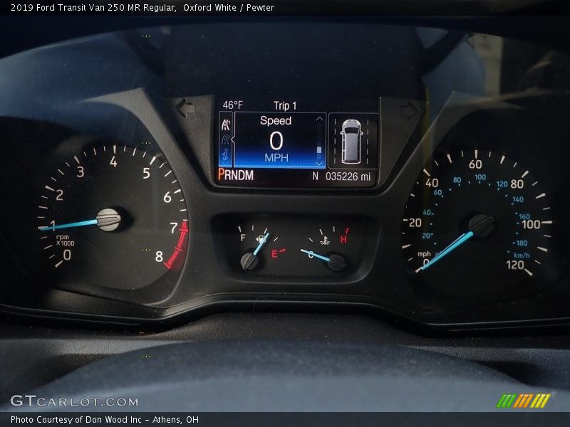  2019 Transit Van 250 MR Regular Van 250 MR Regular Gauges