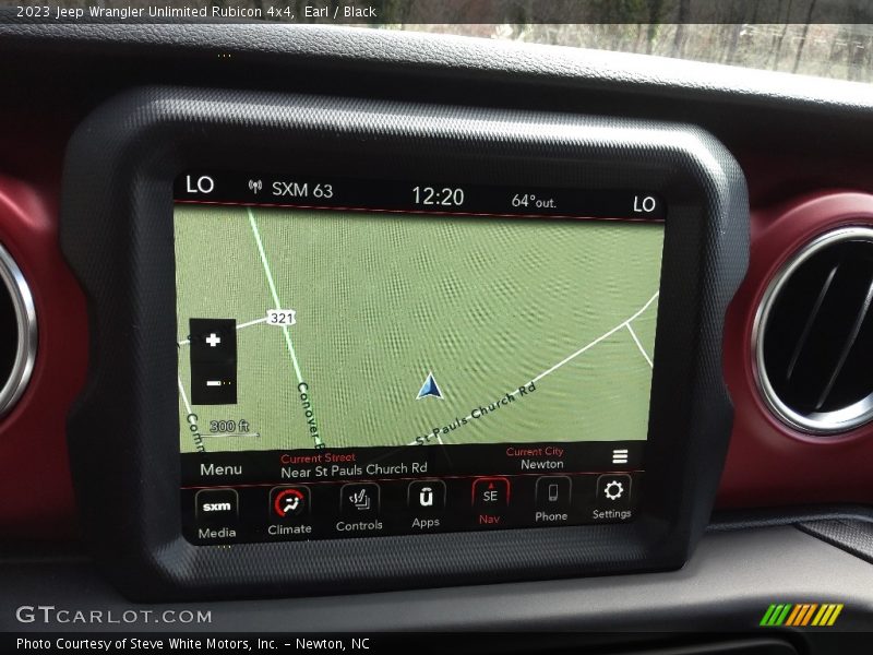 Navigation of 2023 Wrangler Unlimited Rubicon 4x4