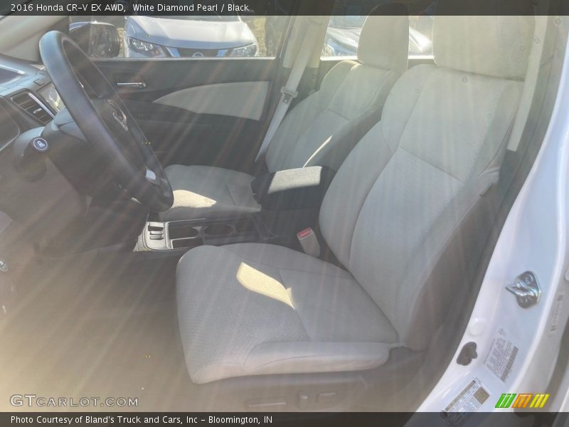 White Diamond Pearl / Black 2016 Honda CR-V EX AWD