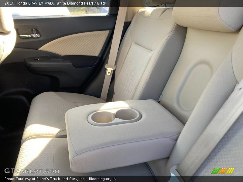 White Diamond Pearl / Black 2016 Honda CR-V EX AWD