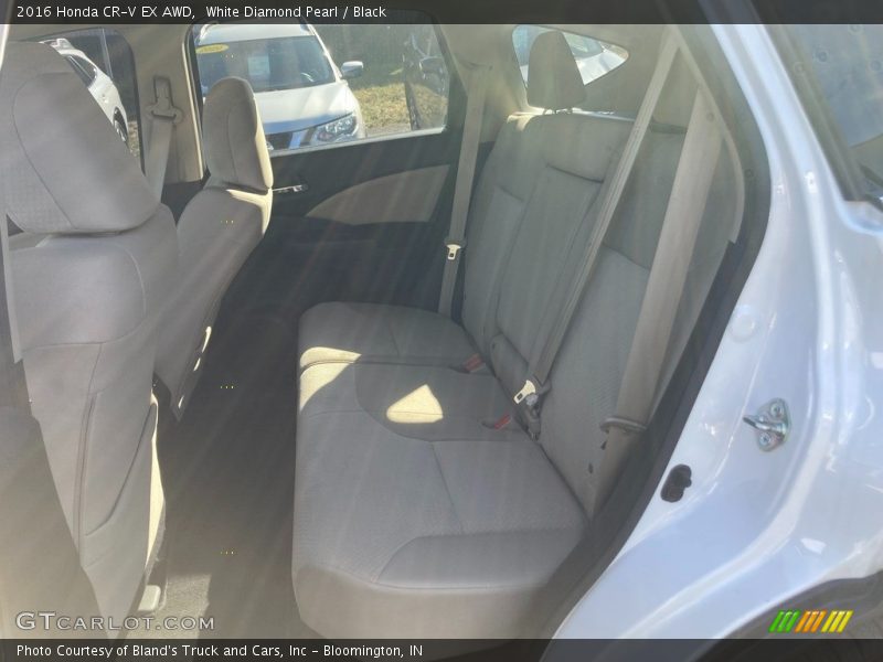 White Diamond Pearl / Black 2016 Honda CR-V EX AWD