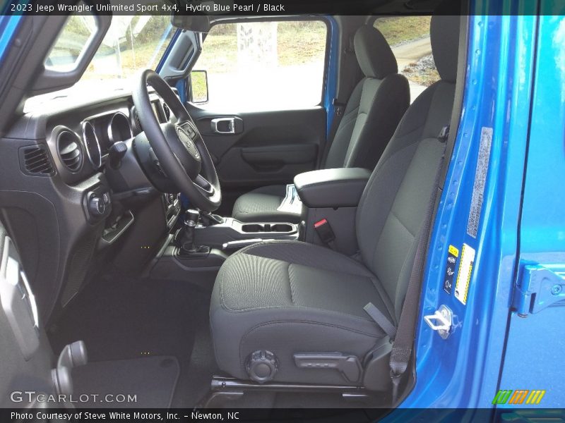 Hydro Blue Pearl / Black 2023 Jeep Wrangler Unlimited Sport 4x4