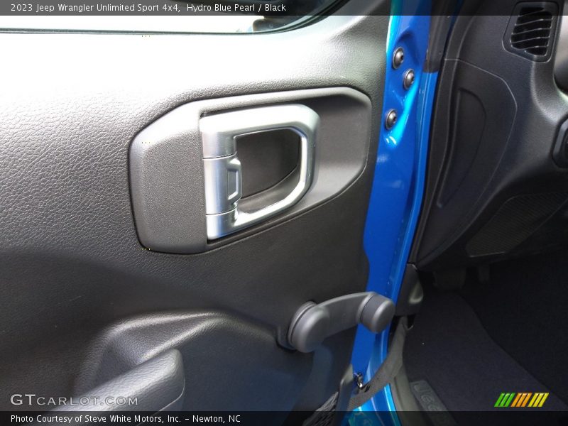Hydro Blue Pearl / Black 2023 Jeep Wrangler Unlimited Sport 4x4