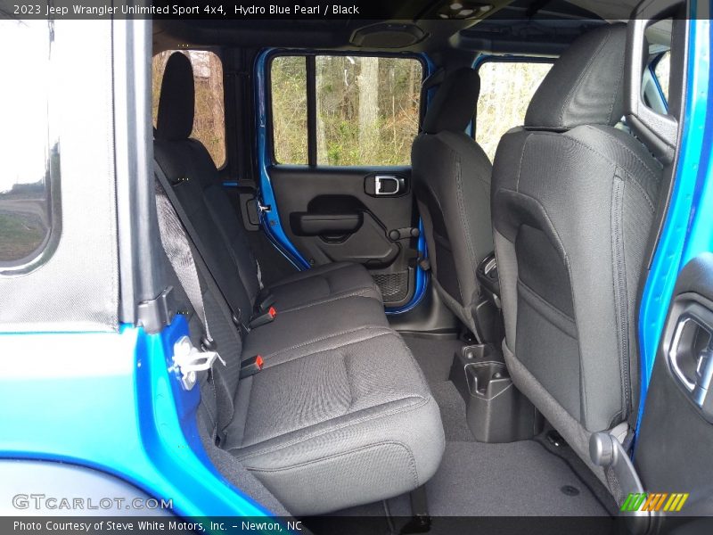 Hydro Blue Pearl / Black 2023 Jeep Wrangler Unlimited Sport 4x4