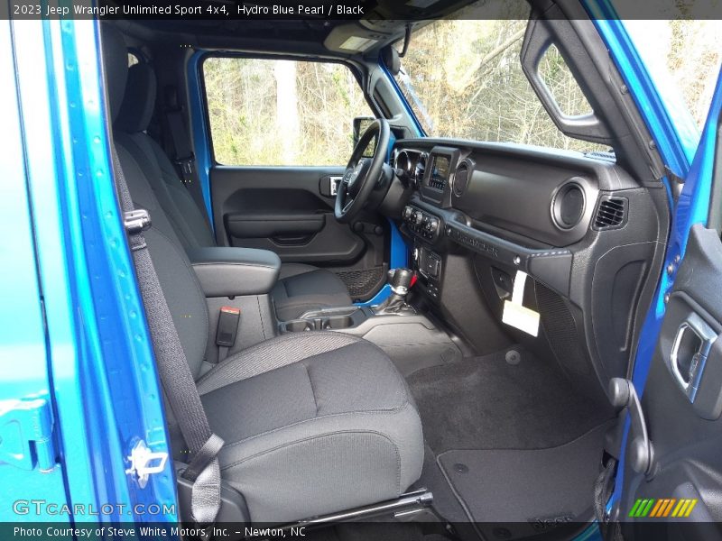 Hydro Blue Pearl / Black 2023 Jeep Wrangler Unlimited Sport 4x4