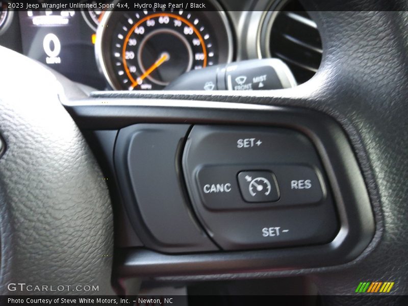 Hydro Blue Pearl / Black 2023 Jeep Wrangler Unlimited Sport 4x4