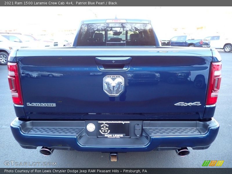 Patriot Blue Pearl / Black 2021 Ram 1500 Laramie Crew Cab 4x4