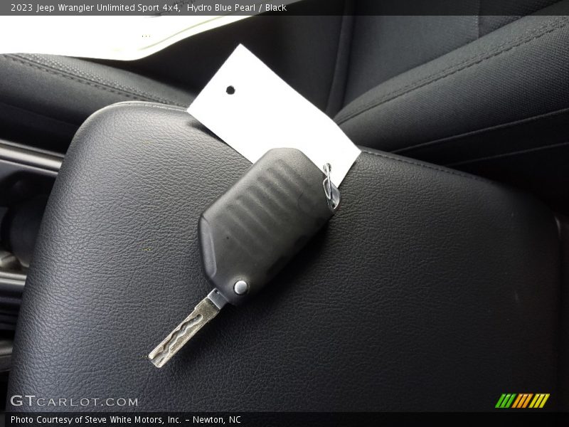 Hydro Blue Pearl / Black 2023 Jeep Wrangler Unlimited Sport 4x4