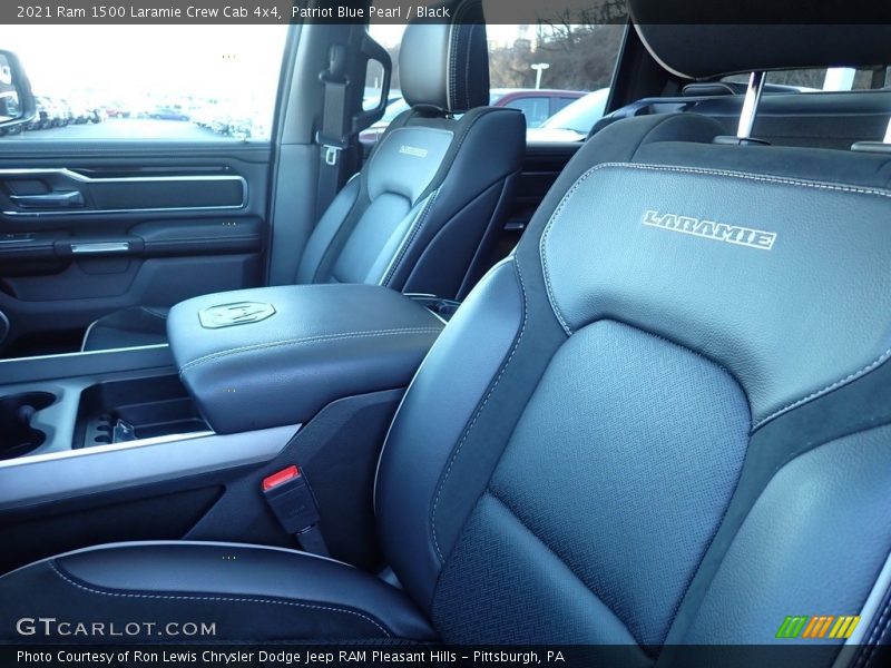 Front Seat of 2021 1500 Laramie Crew Cab 4x4