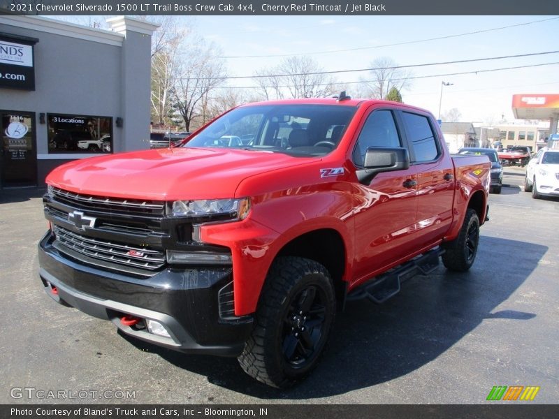 Cherry Red Tintcoat / Jet Black 2021 Chevrolet Silverado 1500 LT Trail Boss Crew Cab 4x4