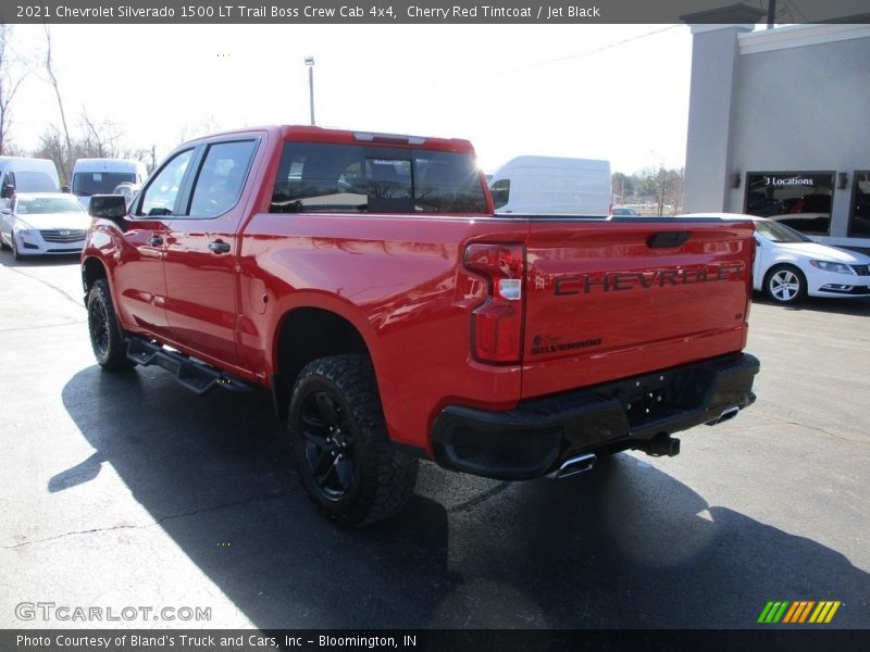 Cherry Red Tintcoat / Jet Black 2021 Chevrolet Silverado 1500 LT Trail Boss Crew Cab 4x4