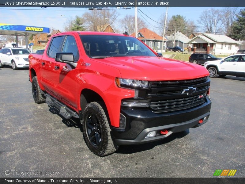 Cherry Red Tintcoat / Jet Black 2021 Chevrolet Silverado 1500 LT Trail Boss Crew Cab 4x4