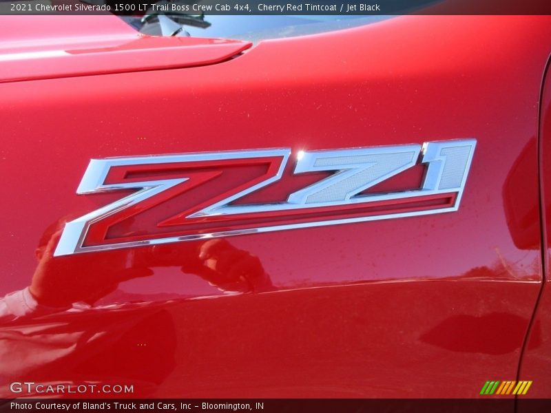 Cherry Red Tintcoat / Jet Black 2021 Chevrolet Silverado 1500 LT Trail Boss Crew Cab 4x4