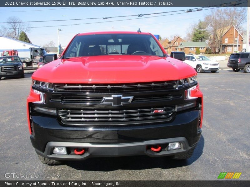 Cherry Red Tintcoat / Jet Black 2021 Chevrolet Silverado 1500 LT Trail Boss Crew Cab 4x4