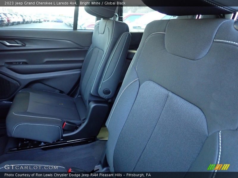 Bright White / Global Black 2023 Jeep Grand Cherokee L Laredo 4x4