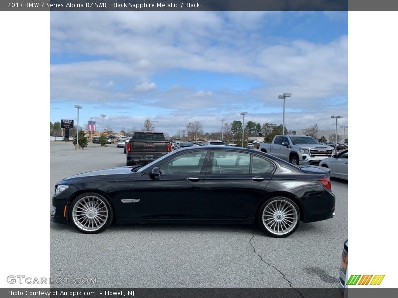 Black Sapphire Metallic / Black 2013 BMW 7 Series Alpina B7 SWB