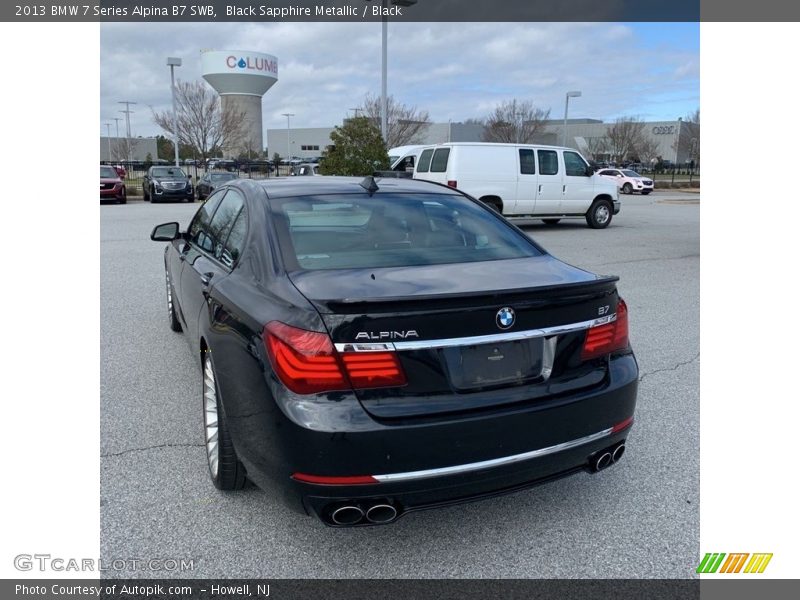 Black Sapphire Metallic / Black 2013 BMW 7 Series Alpina B7 SWB