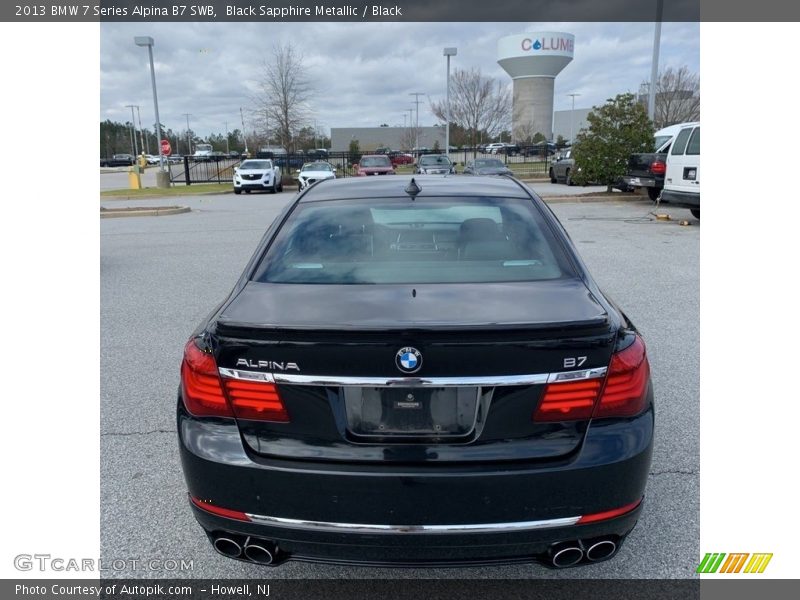 Black Sapphire Metallic / Black 2013 BMW 7 Series Alpina B7 SWB