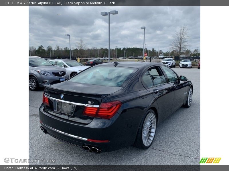 Black Sapphire Metallic / Black 2013 BMW 7 Series Alpina B7 SWB