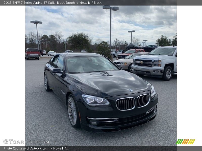 Black Sapphire Metallic / Black 2013 BMW 7 Series Alpina B7 SWB