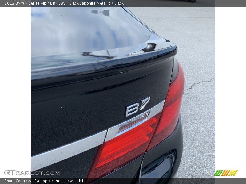 Black Sapphire Metallic / Black 2013 BMW 7 Series Alpina B7 SWB