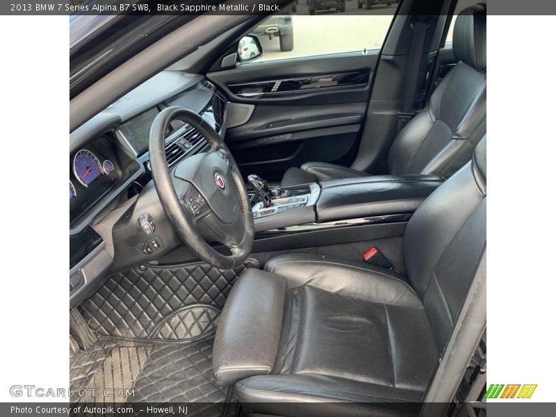 Front Seat of 2013 7 Series Alpina B7 SWB