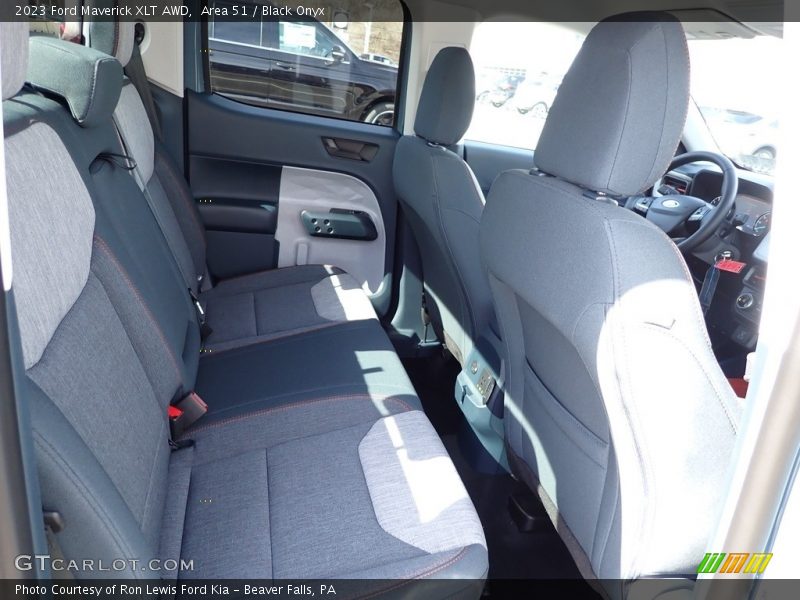 Rear Seat of 2023 Maverick XLT AWD